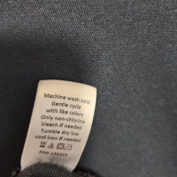 The Luna Coalition Soft Modal Yoga Athleisure Charcoal Gray Shirt Large - Picture 5 of 5